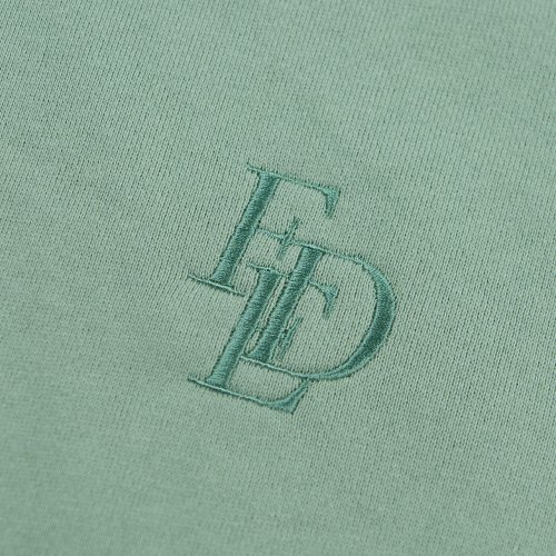 Оверсайз худи с логотипом Mint Green