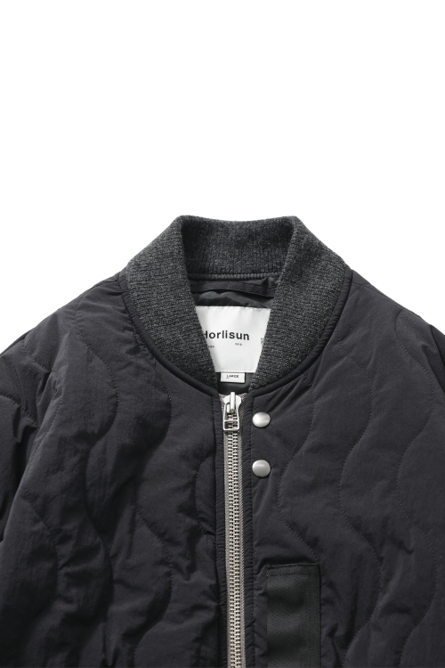 Airborne Nylon Padding Jacket Black