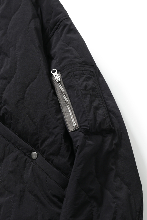 Airborne Nylon Padding Jacket Black