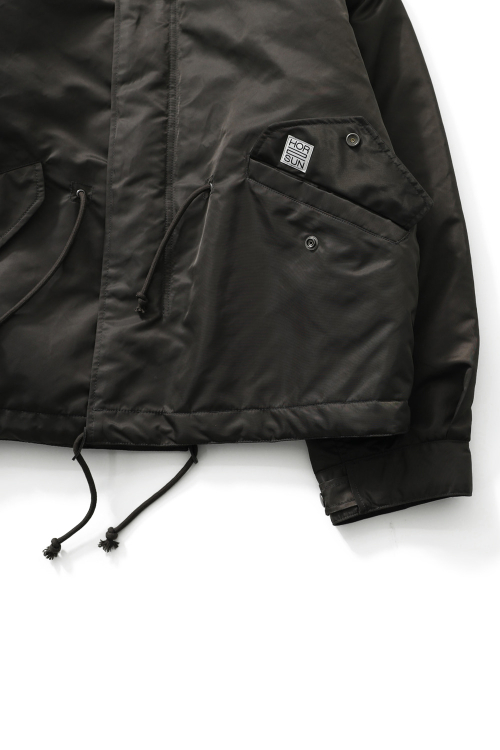 Atomic Nylon Hoodie Parka Khaki Brown