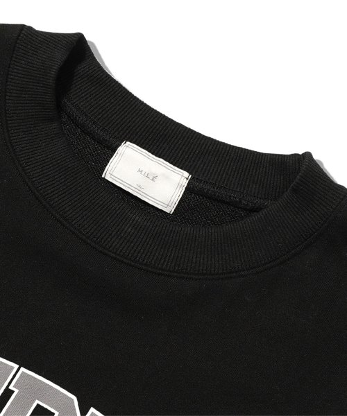 MILE DEPT SWEAT MTM [BLACK]