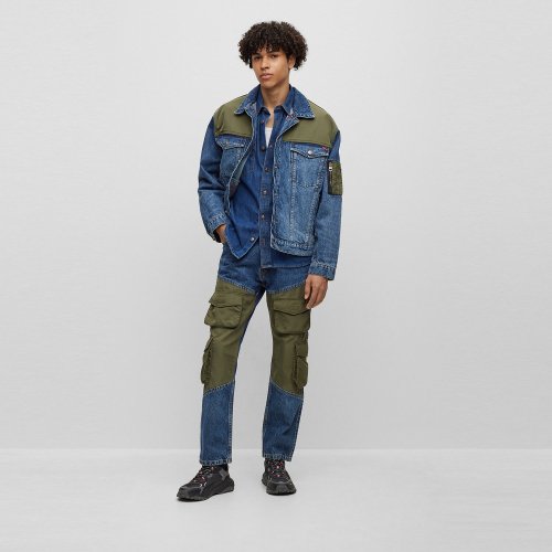 Джинсовка расслабленного кроя Patchon Technical Fabric 50493891_410