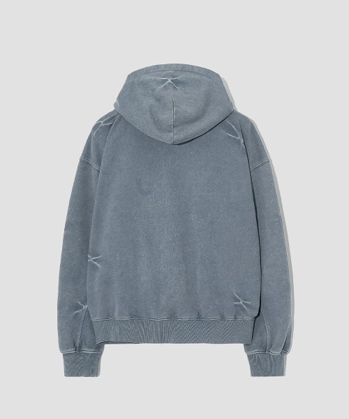 MUSINSA | MAISON MINED PINCH WASHED HOOD ZIP-UP (3COLOR)