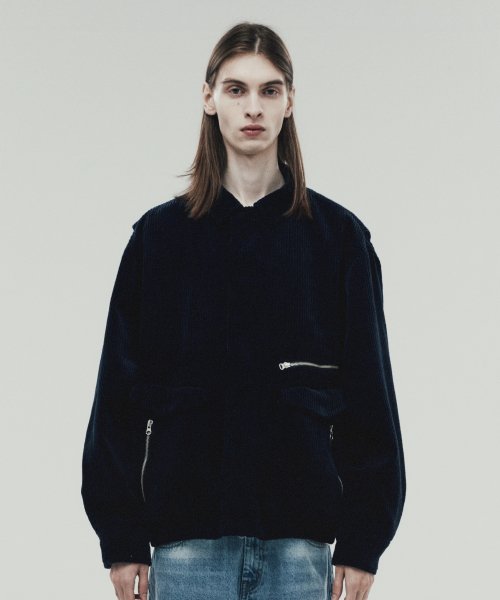 CORDUROY BLOUSON NAVY (VH2DFUB930A)