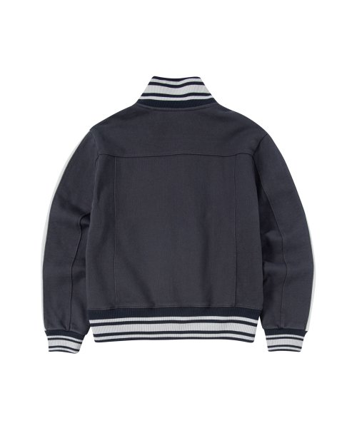 LIFE IS HARD FULL ZIP SWEATSHIRT CHARCOAL (VH2DFUM482A)