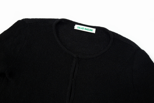 Clip Mohair Cardigan_black