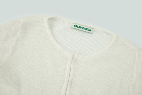Clip Mohair Cardigan_white