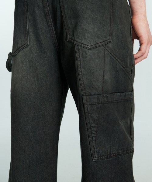 LM SEMI WIDE DENIM (BLACK)