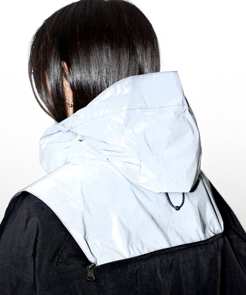 Reflective Hoodie Jacket (BLACK)