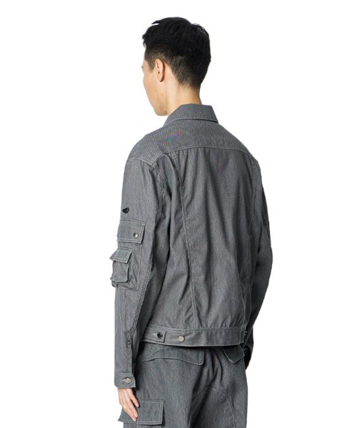 Pocket Point Trucker Jacket (GREY)