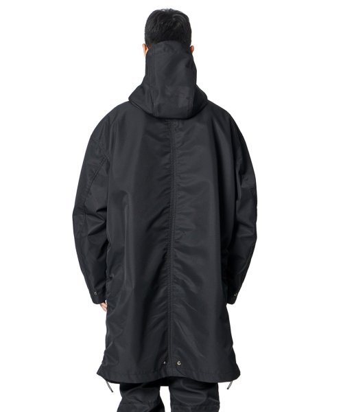 Double Zip Tech Parka (BLACK)