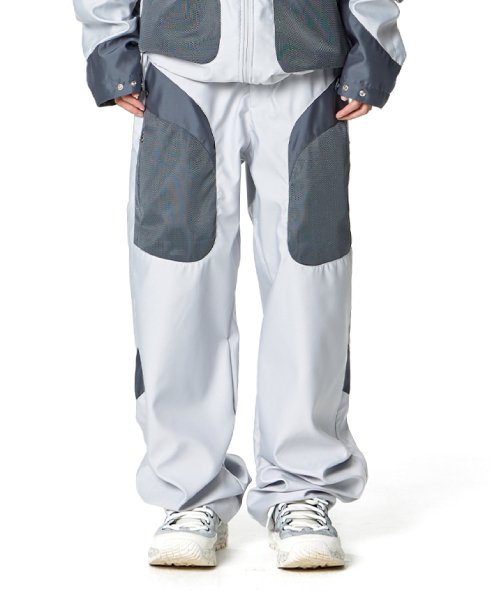 Mesh Combi Pants (GREY)