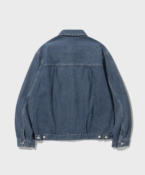 ST PATCH DENIM JACKET (FADED BLUE)