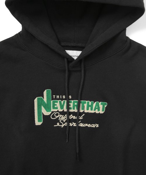 MUSINSA | thisisneverthat® TNT League W Hoodie Black