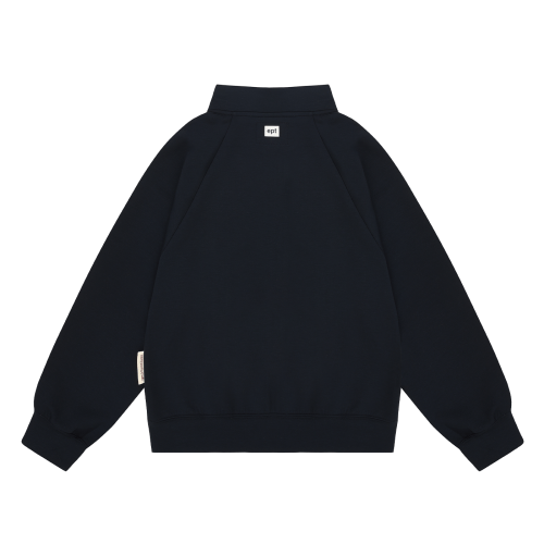 ARCH LOGO JERSEY ZIPUP (NAVY)