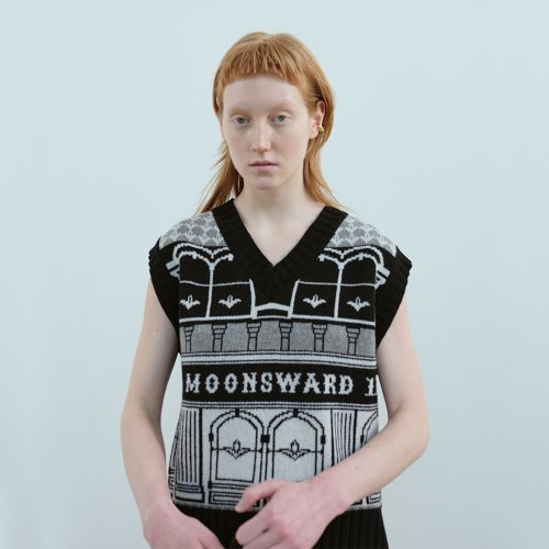 чёрный CLASSIC KNIT жилет