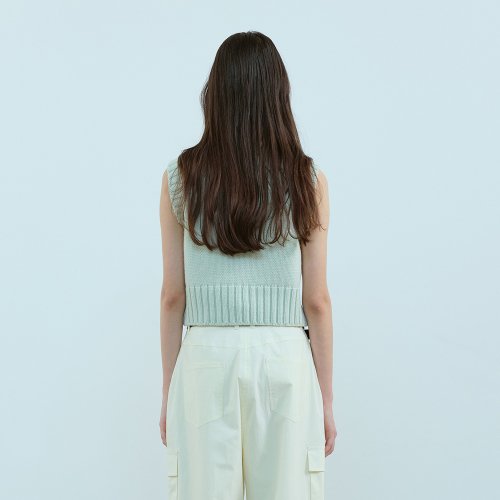 MINT CABLE KNIT жилет