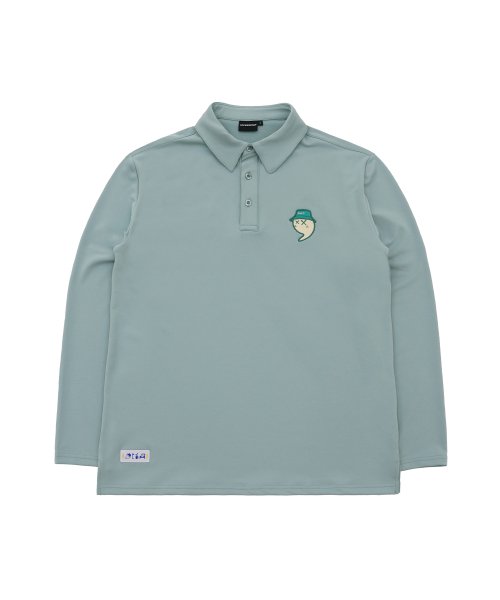Поло с длинным рукавом UPST GOLF Signature Logo (Apple Mint)