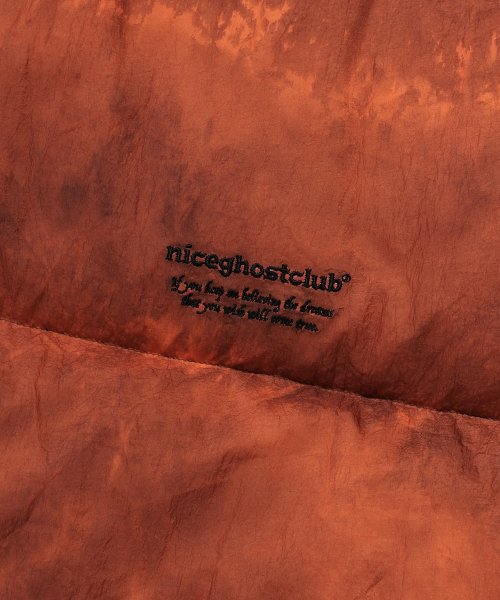 MUSINSA | NICE GHOST CLUB Dyed nylon down puffer_orange (NG2DWUB900A)