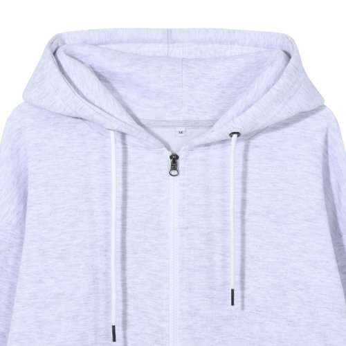 [UNISEX] Оверсайз худи на молнии с начесом