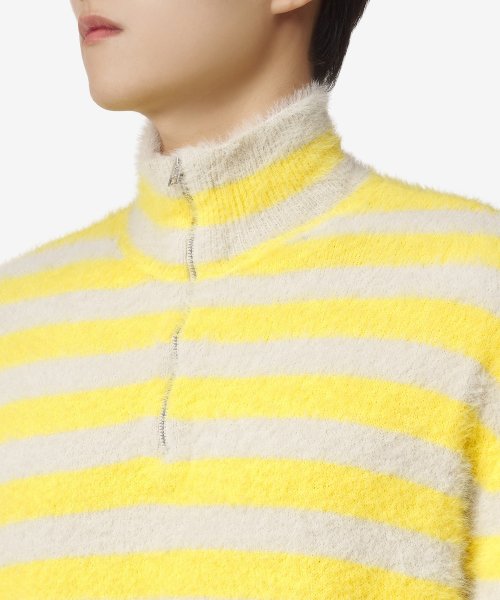 Хайнек топ с длинным рукавом Beige/Yellow MRTWMKNW019KNT0257780