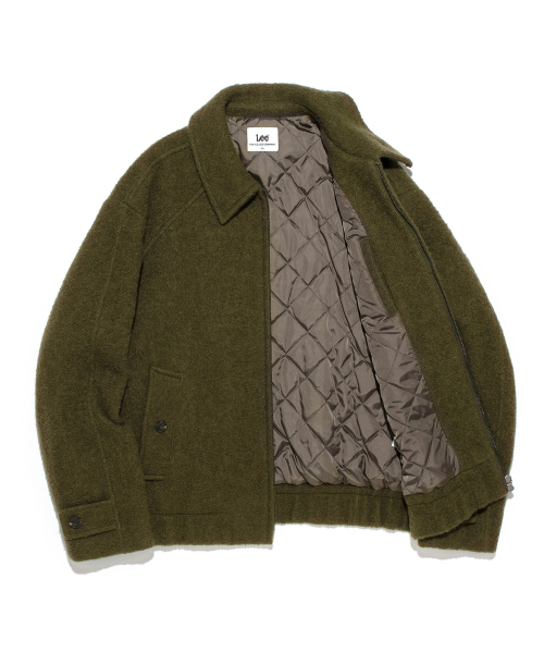 Шерстяной блузон с воротником Khaki