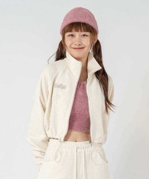 MARTIN VELVET на молнии JACKET_IVORY