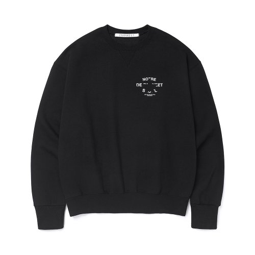 Свитшот с рваным принтом (Black)
