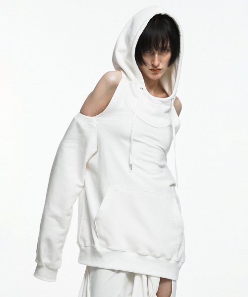 MUSINSA | NACHE BARE HOODIE SWEAT SHIRT BLACK