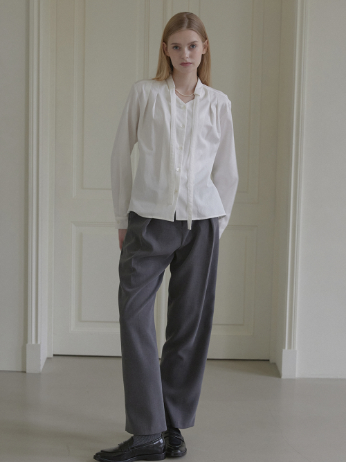 High Waist Belted брюки - Charcoal