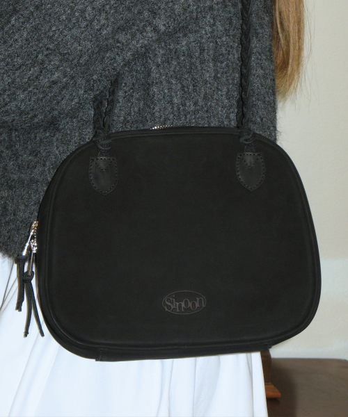 MUSINSA | SINOON TIED SMOOTH BAG (BLACK)