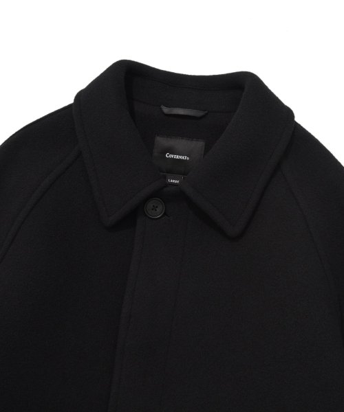 Шерстяное пальто бальмакаан Black