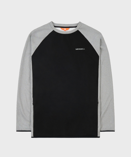 [MEN] Ветрозащитная футболка с круглым вырезом BLACK