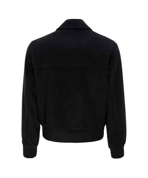 ANGORA шерсть BLOUSON куртка (BLACK)