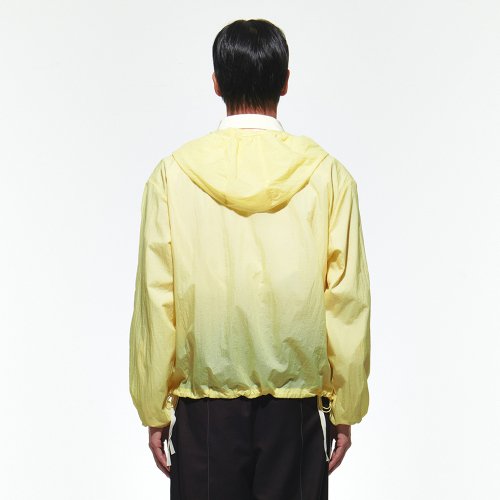 Drawstring Hooded Jacket [Trans Yellow]
