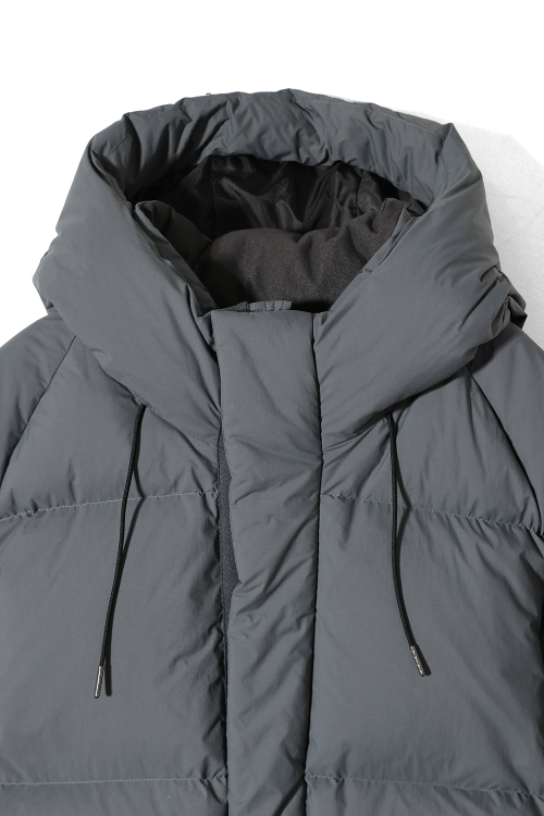Northcove Raglan hood Goosedown Jacket Charcoal
