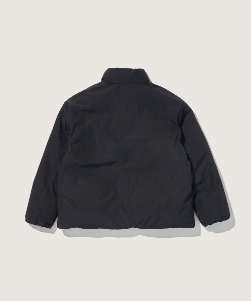 High-neck Padding Jacket Black
