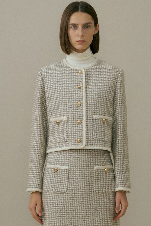 HOUND LINE TWEED JACKET