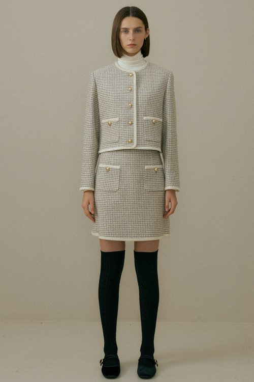 HOUND LINE TWEED JACKET
