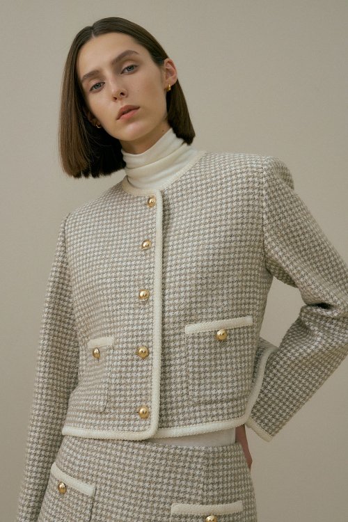 HOUND LINE TWEED JACKET