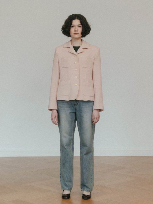 Kelly Tweed Jacket (Pink)