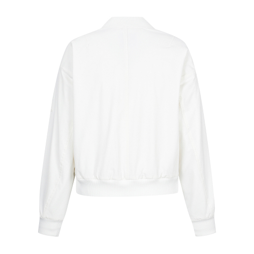 Padding Blouson Jumper O/White