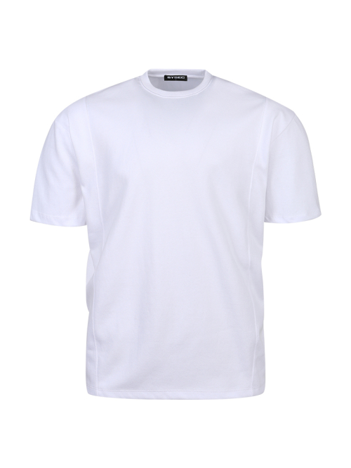BYSEC バイジェック パーフェクト特裏面オーバーサイズショルダー2重切り替え無地半袖Tシャツ 10色展開 画像 11