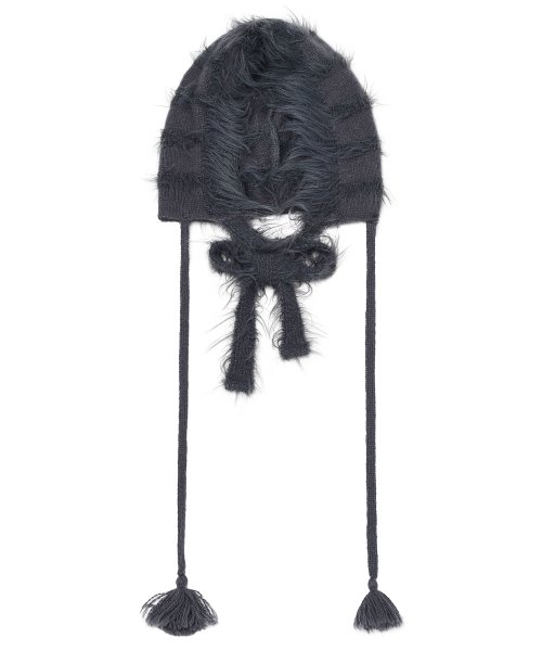 MUSINSA | TYPESERVICE Strap Fur Hat [Blue Gray]