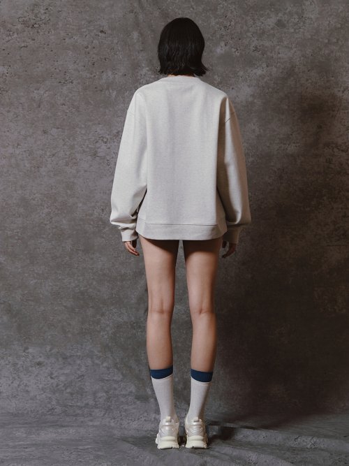 POISONED APPLE SWEATSHIRT - OATMEAL