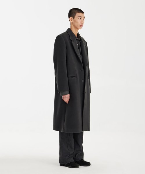 Chesterfield Coat - Charcoal Grey