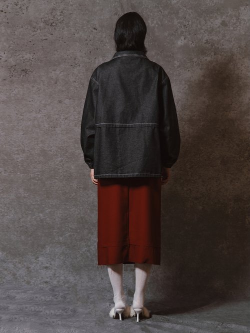 BIG POCKET DENIM JACKET - INDIGO