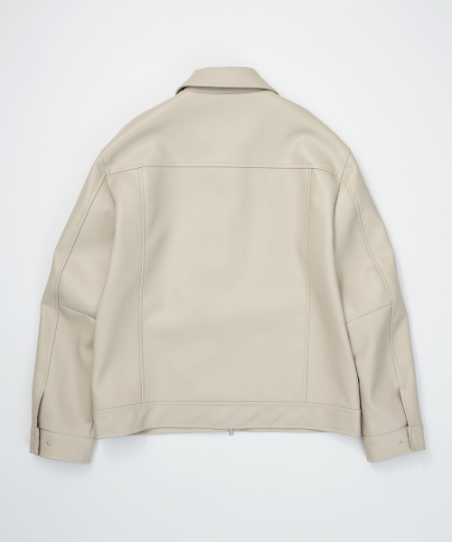 Vegan LeatherJacket ZD4JP090 IVO