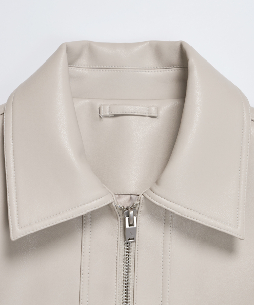 Vegan LeatherJacket ZD4JP090 IVO