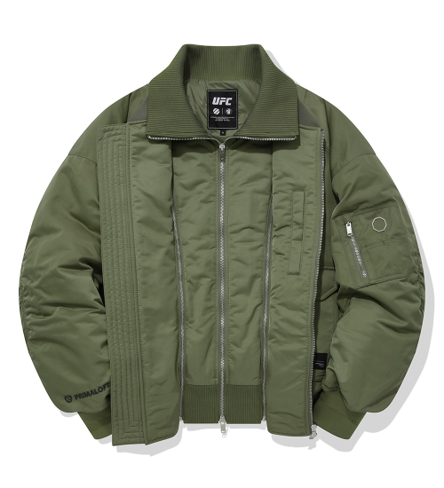 UFC Overfit MA-1 Jacket Khaki U1PJU3103KH